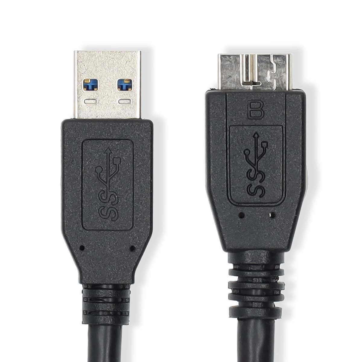 USB-kabel USB 3.2 Gen 1 USB-A Hane USB Micro-B Hane 5 Gbps Nickelplaterad 1.00 m Rund PVC Blå Label | Hem & Hobby | Pryloteket