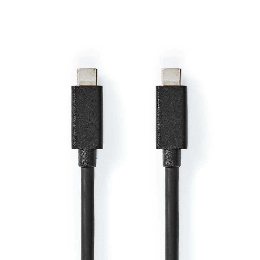 USB-kabel USB 3.2 Gen 2x2 USB-C™ Hane USB-C™ Hane 100 W 4K@60Hz 20 Gbps Nickelplaterad 1.00 m Rund PVC Sva | Elektronik | Pryloteket
