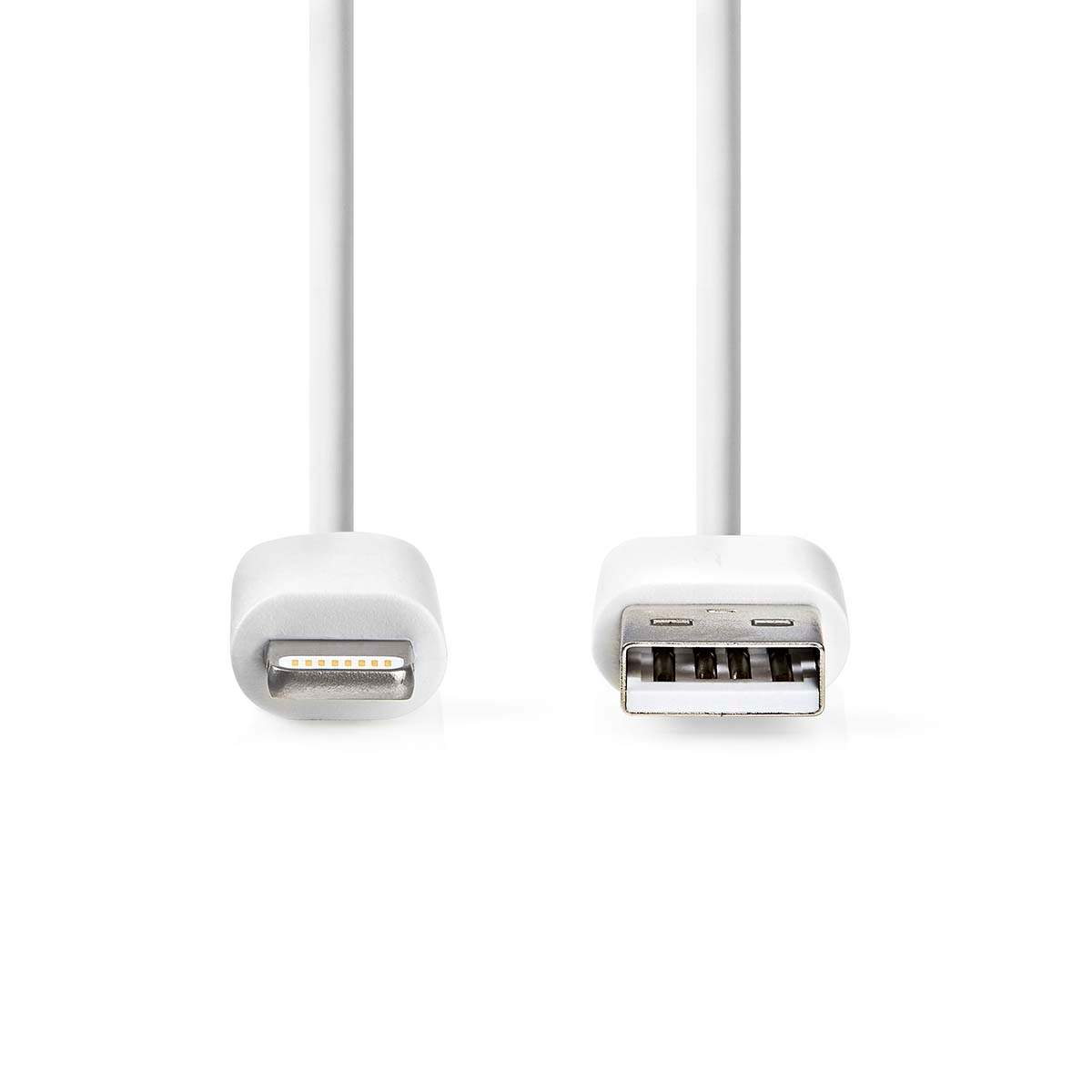 Alternativ bild 1 för NEDIS Kabel Lightning - USB A 2m Vit