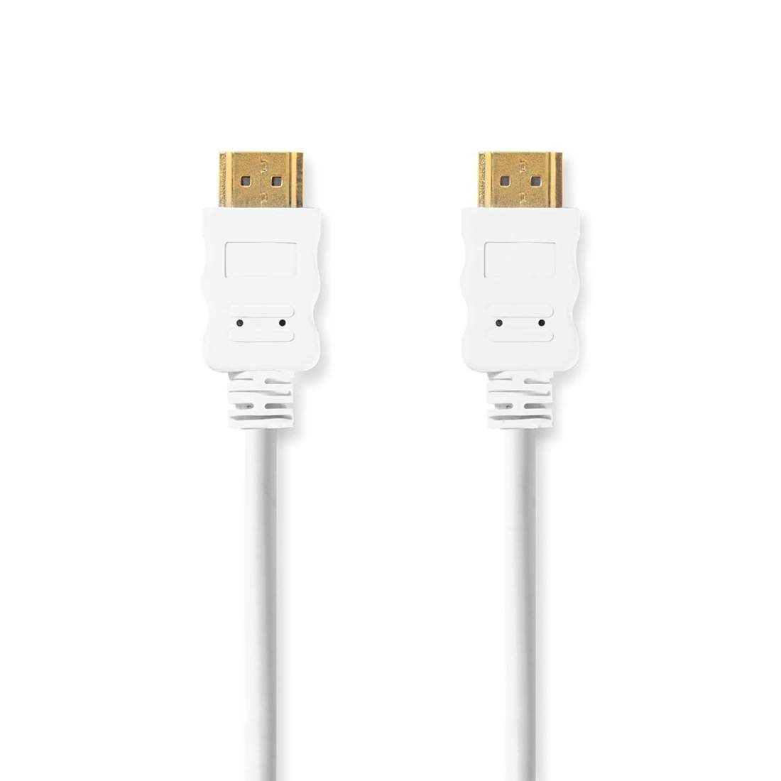 High Speed ​​HDMI ™ kabel med Ethernet HDMI™ Kontakt HDMI™ Kontakt 4K@30Hz ARC 10.2 Gbps 2.00 m Rund PVC Vit | Elektronik - Kablar & Adaptrar - Adaptrar & Signalomvandlare - Video | Pryloteket
