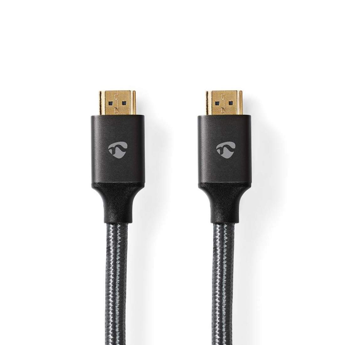 Ultra High Speed ​​HDMI ™ kabel HDMI™ Kontakt HDMI™ Kontakt 8K@60Hz 48 Gbps 5.00 m Rund 6.7 mm Grått Med Metall | Elektronik - Kablar & Adaptrar - Kablar - Videokablar | Pryloteket