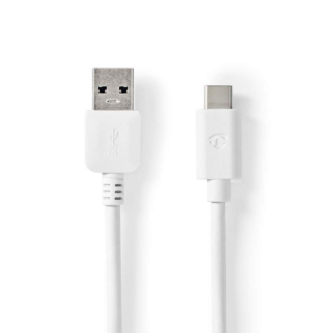 USB-kabel USB 3.2 Gen 1 USB-A Hane USB-C™ Hane 60 W 5 Gbps Nickelplaterad 1.00 m Rund PVC Vit Låda | Elektronik - Kablar & Adaptrar - Adaptrar & Signalomvandlare - USB | Pryloteket