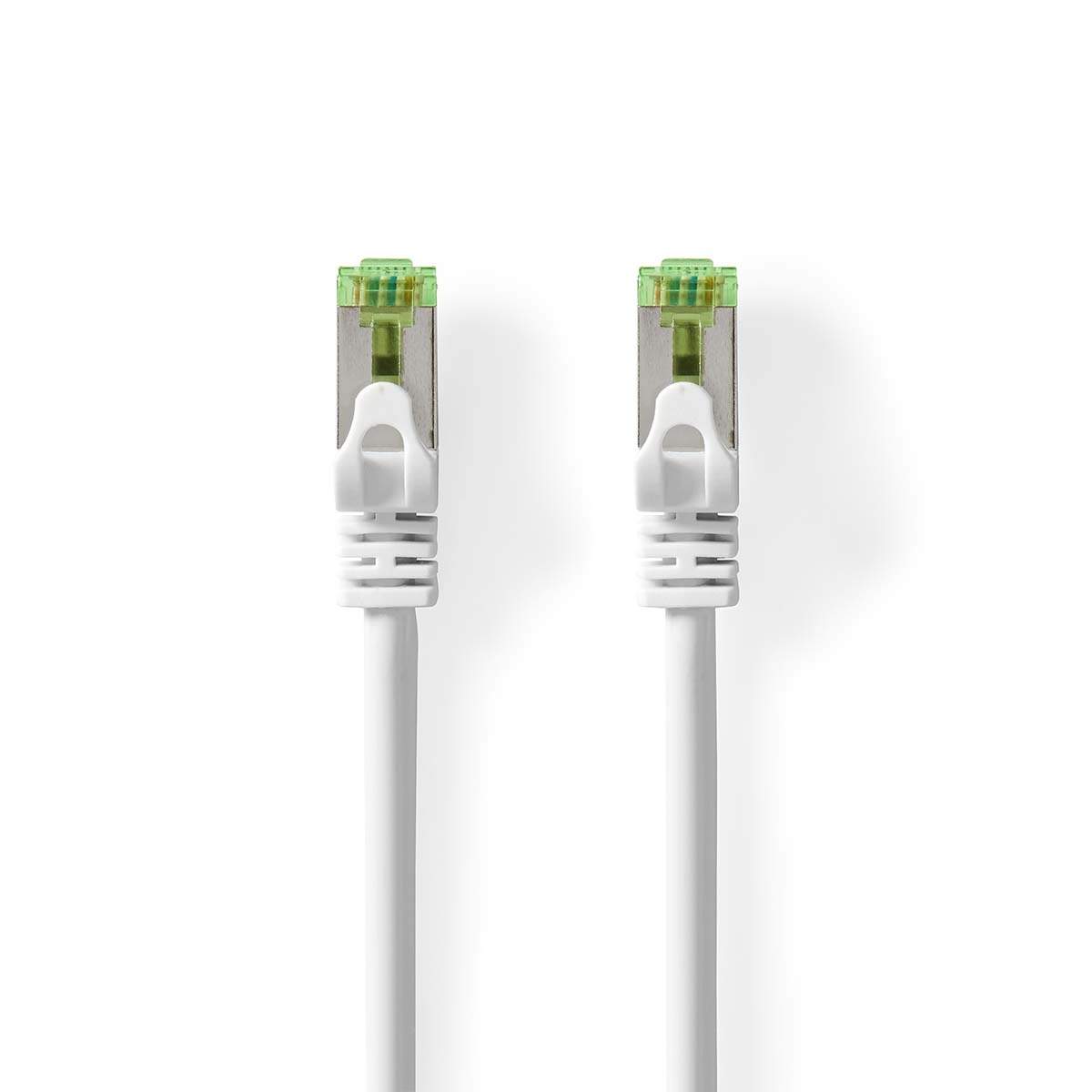 CAT7 netværkskabel | S/FTP | RJ45 Han | RJ45 Han | 5.00 m | Snagless | Runde | LSZH | Hvid | Konvolut