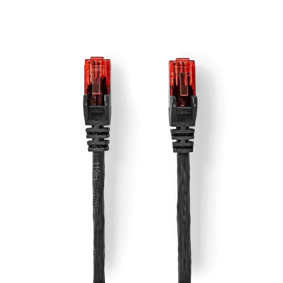 Kat 6 kabel | RJ45 Han | RJ45 Han | U/UTP | 20.0 m | Udendørs | Runde | PE | Sort | Konvolut