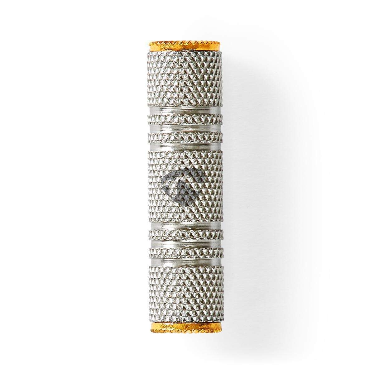 Stereo Audio Adapter | 3.5 mm Hunstik | 3.5 mm Hunstik | Guldplateret | Lige | Aluminium | Guld / Metal | 1 stk. | Cover Window