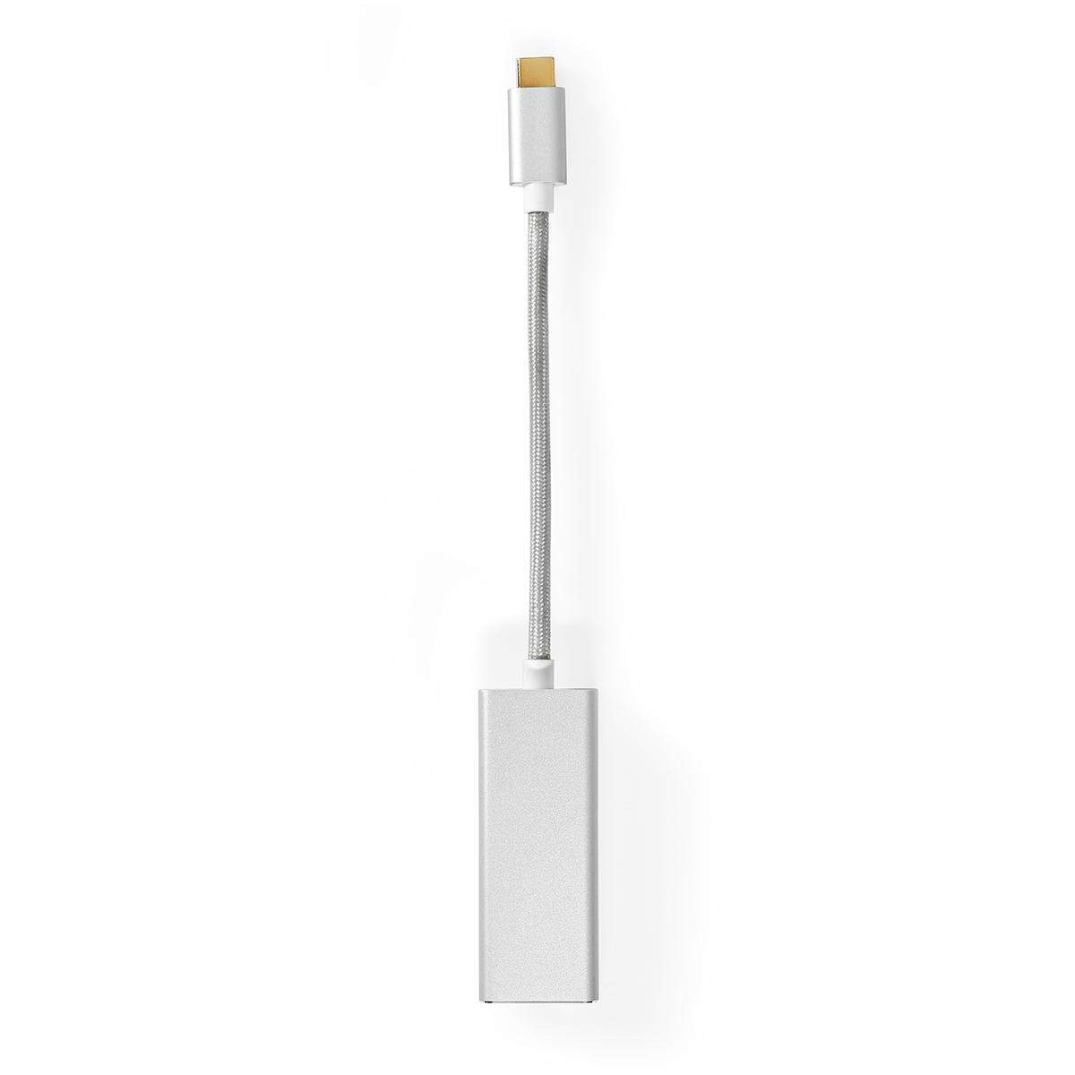 USB-nätverkskort USB 3.2 Gen 1 1 Gbps USB-C™ Hane RJ45 Hona 0.20 m Rund Guldplaterad Förtent Koppar Silver K | Elektronik - Kablar & Adaptrar - Kablar | Pryloteket
