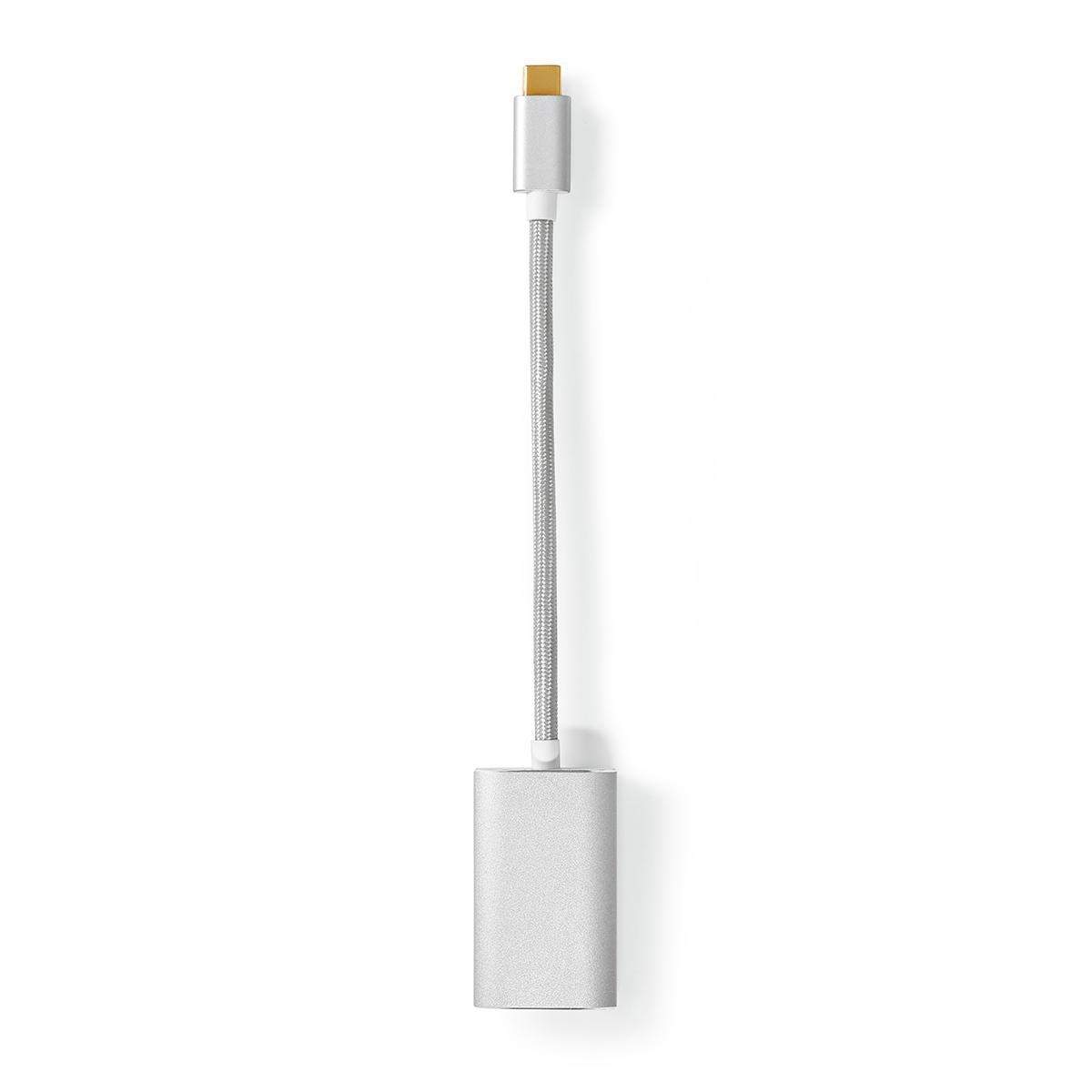 USB-C™ Adapter | USB 3.2 Gen 1 | USB-C™ Han | HDMI™ Hun | 4K@60Hz | Power delivery | 0.20 m | Runde | Guldplateret | Flettet / N