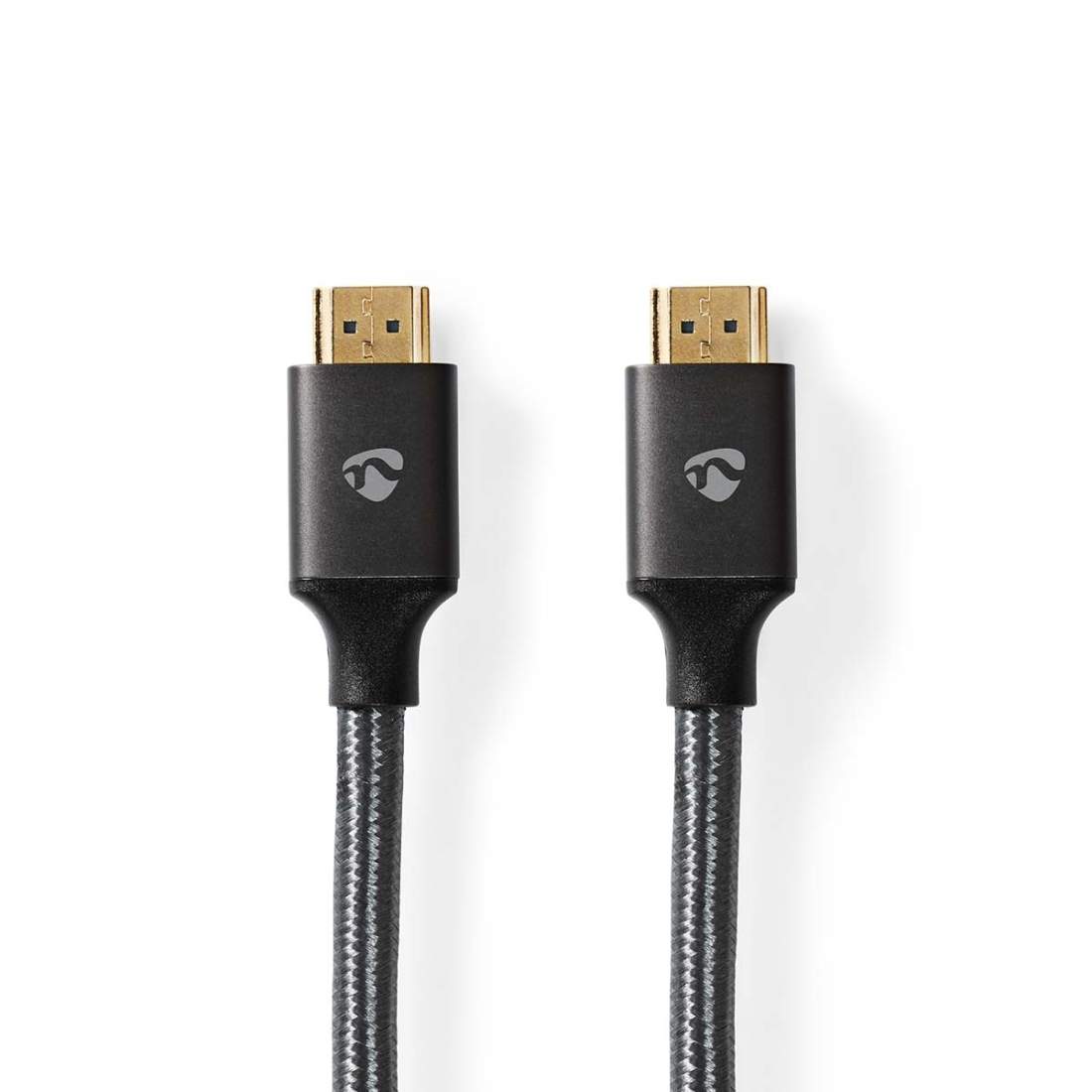 High Speed ​​HDMI ™ kabel med Ethernet HDMI™ Kontakt HDMI™ Kontakt 4K@30Hz ARC 18 Gbps 10.00 m Rund Bomull Grå | Elektronik - Kablar & Adaptrar - Adaptrar & Signalomvandlare - Video | Pryloteket