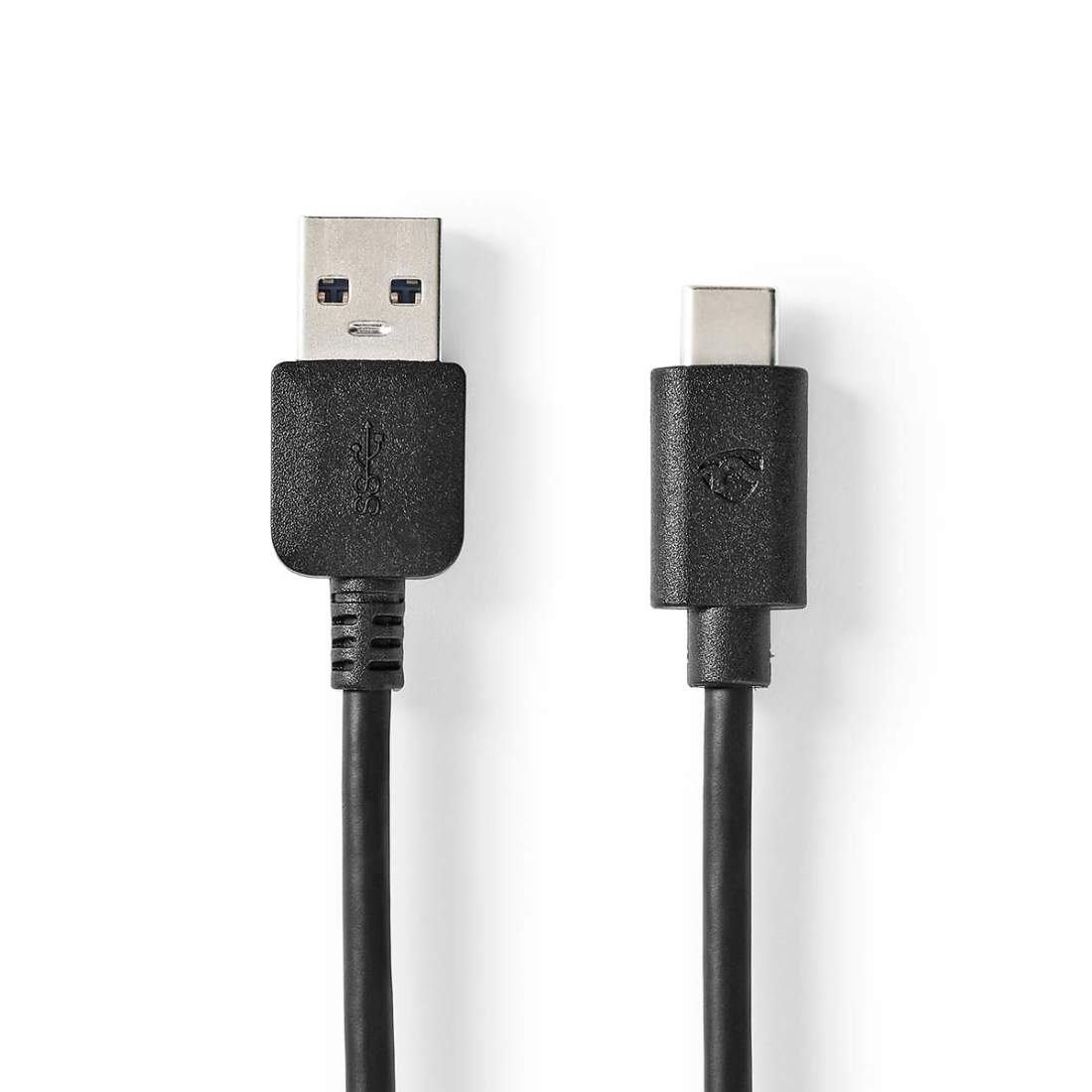 USB-kabel USB 3.2 Gen 1 USB-A Hane USB-C™ Hane 60 W 5 Gbps Nickelplaterad 2.00 m Rund PVC Svart Låda | Elektronik - Speltillbehör - Nintendo - Nintendo Switch - Laddare | Pryloteket