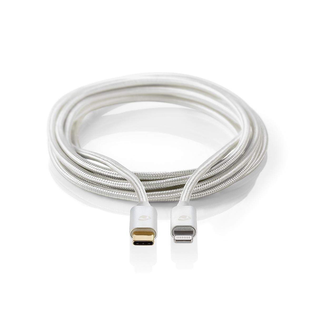Alternativ bild 1 för Nedis Lightning cable - Lightning / USB - 2 m