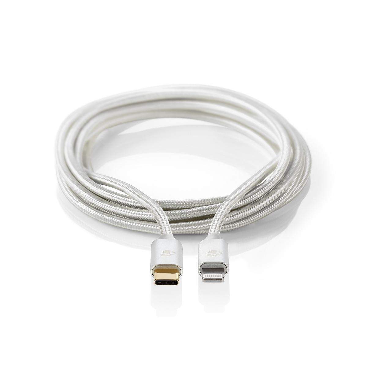 Alternativ bild 1 för Nedis Lightning cable - Lightning / USB - 1 m