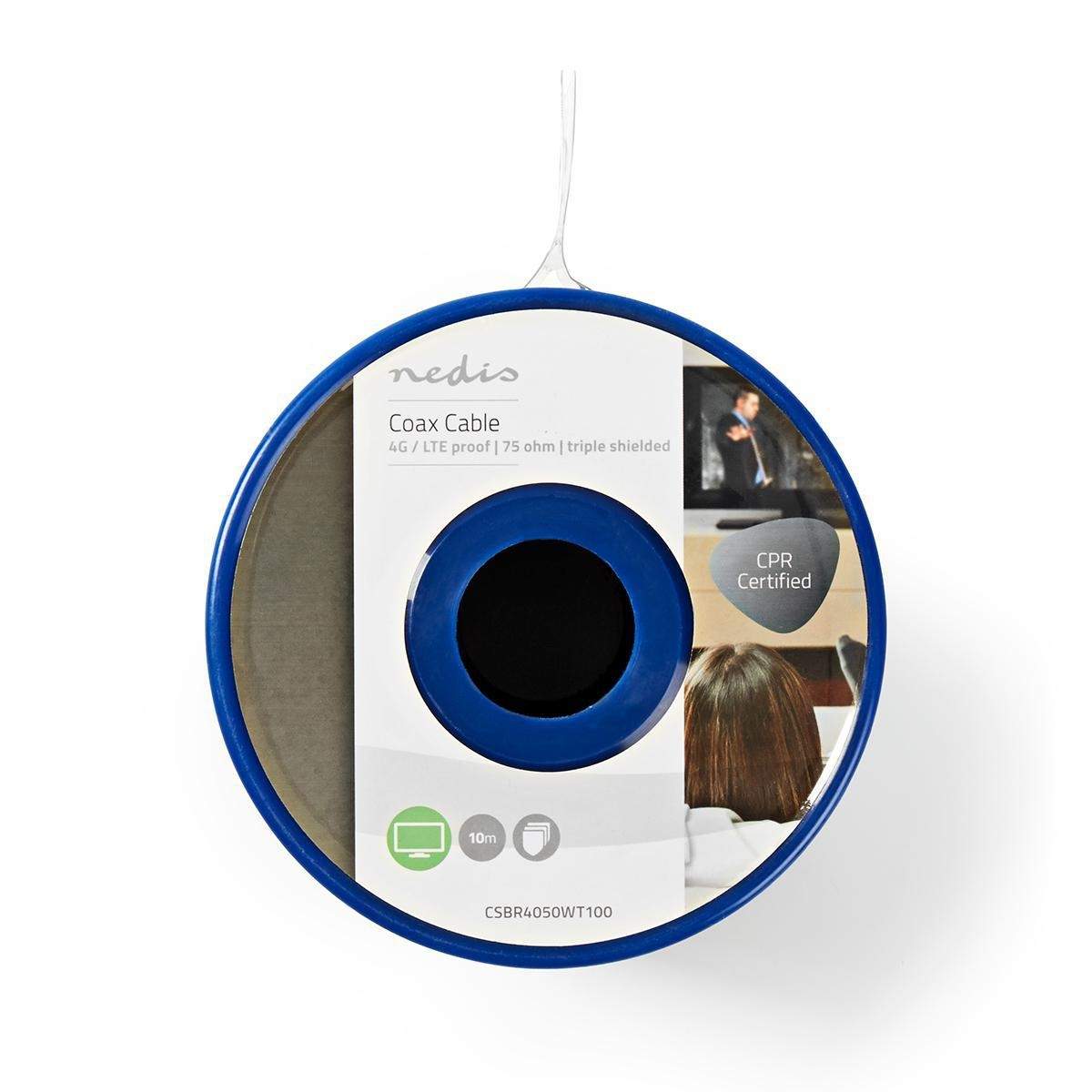 Alternativ bild 1 för Nedis Coax Cable - bulk aerial/network cable - 10 m