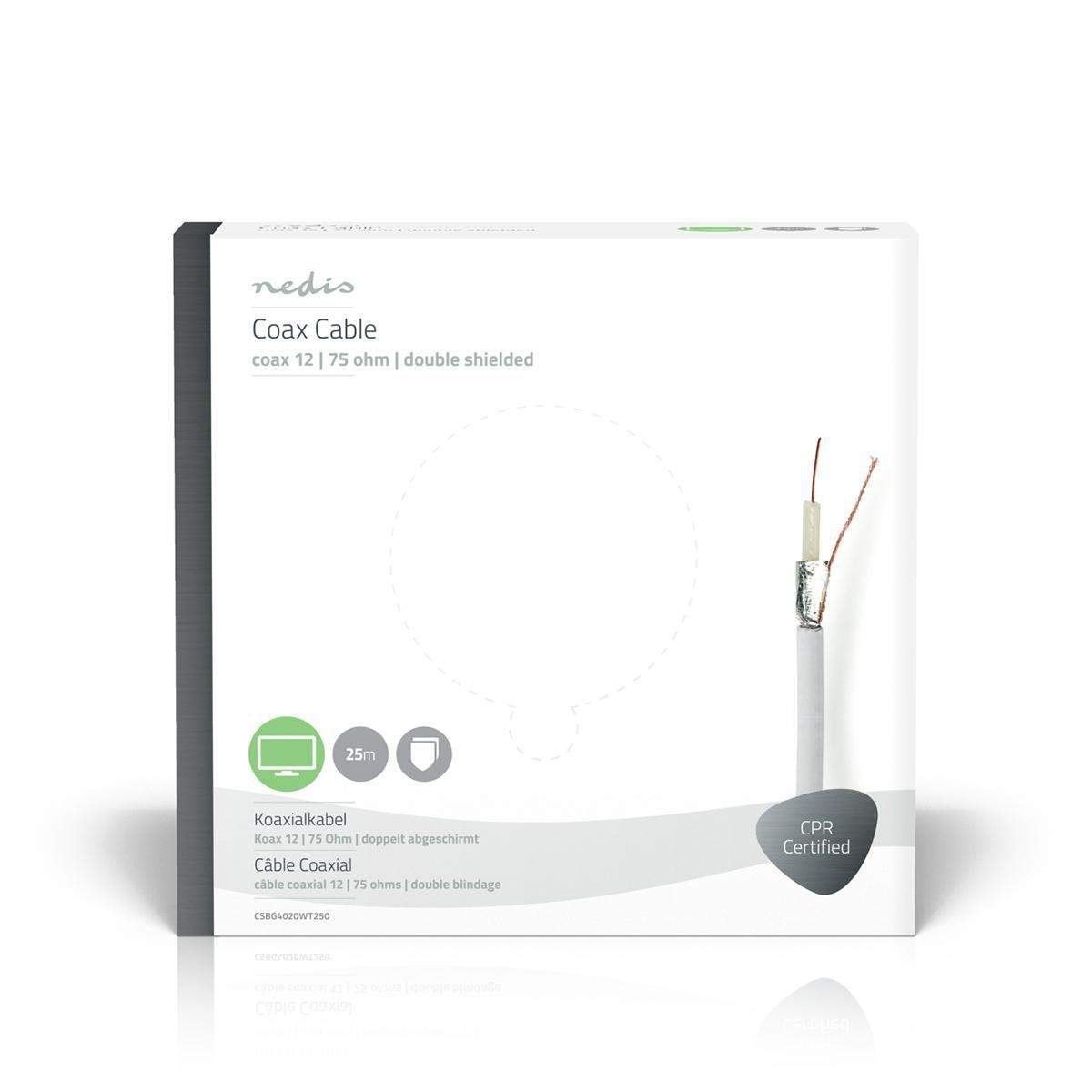 Alternativ bild 1 för Nedis bulk aerial cable - 25 m