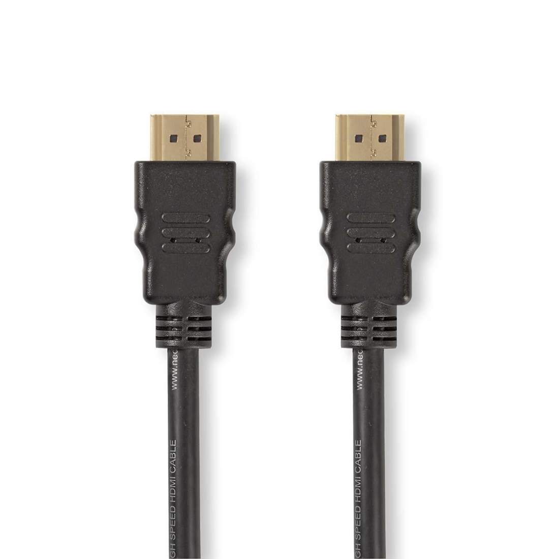 High Speed ​​HDMI ™ kabel med Ethernet HDMI™ Kontakt HDMI™ Kontakt 1080p@60Hz 10.2 Gbps 1.00 m Rund PVC Svart | Elektronik - Kablar & Adaptrar - Adaptrar & Signalomvandlare - Video | Pryloteket