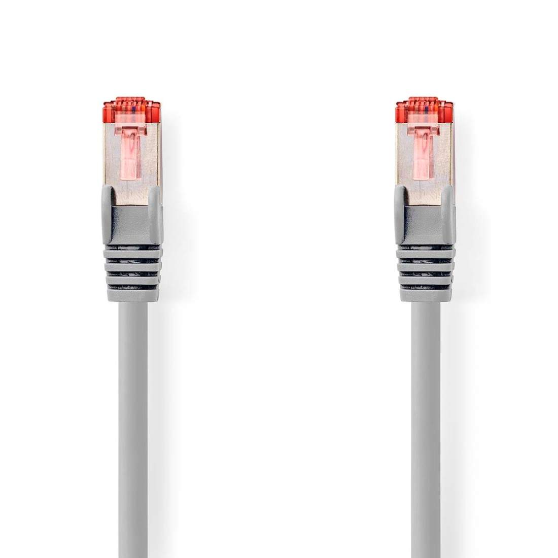 CAT6 Nätverkskabel RJ45 hane RJ45 hane S/FTP 5.00 m Rund LSZH / PVC Grå Låda | Hem & Hobby | Pryloteket