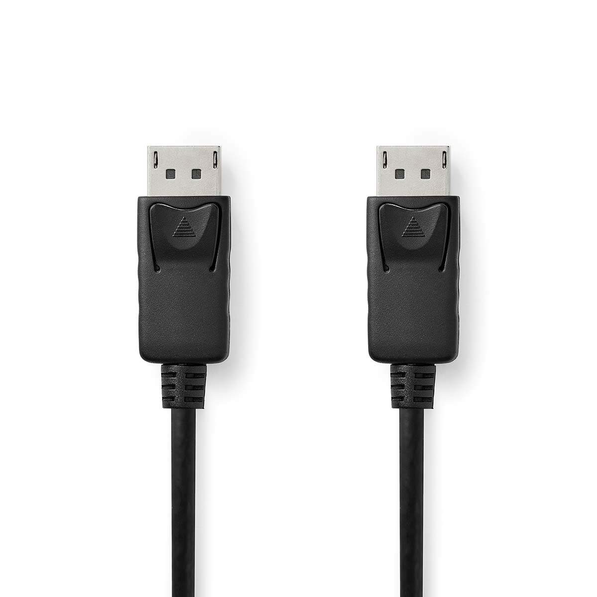 Displayport-kabel DisplayPort Hane DisplayPort Hane 4K@60Hz Nickelplaterad 3.00 m Rund PVC Svart Låda | Hem & Hobby | Pryloteket