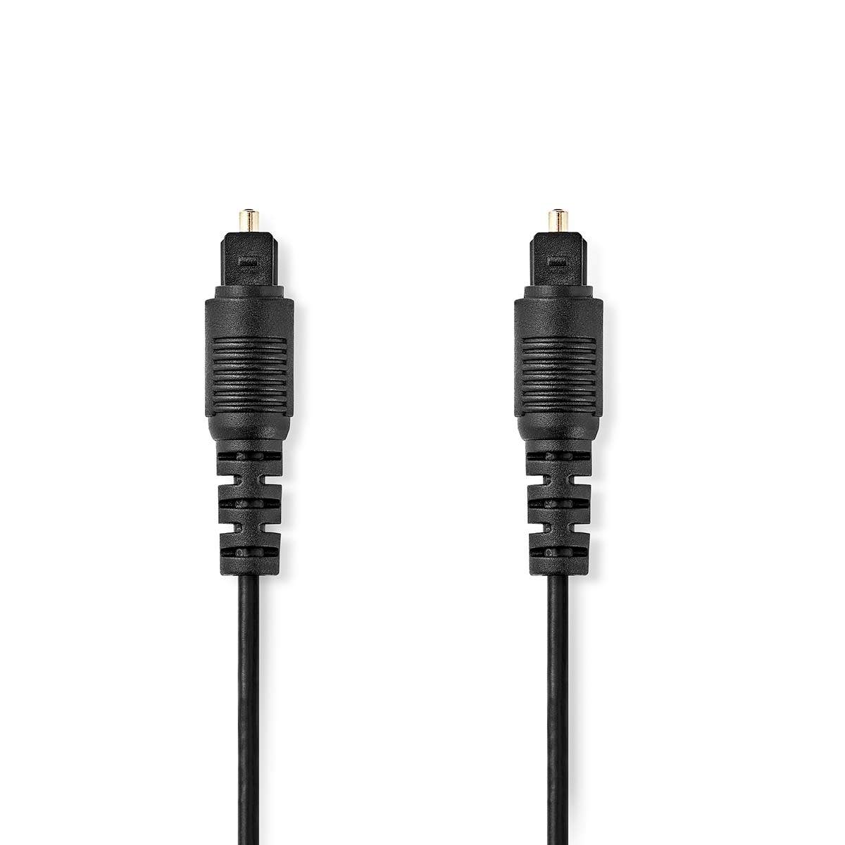 Nedis Optisk lydkabel | TosLink Male | TosLink Male | 2.00 m | Runde | PVC | Sort | Box
