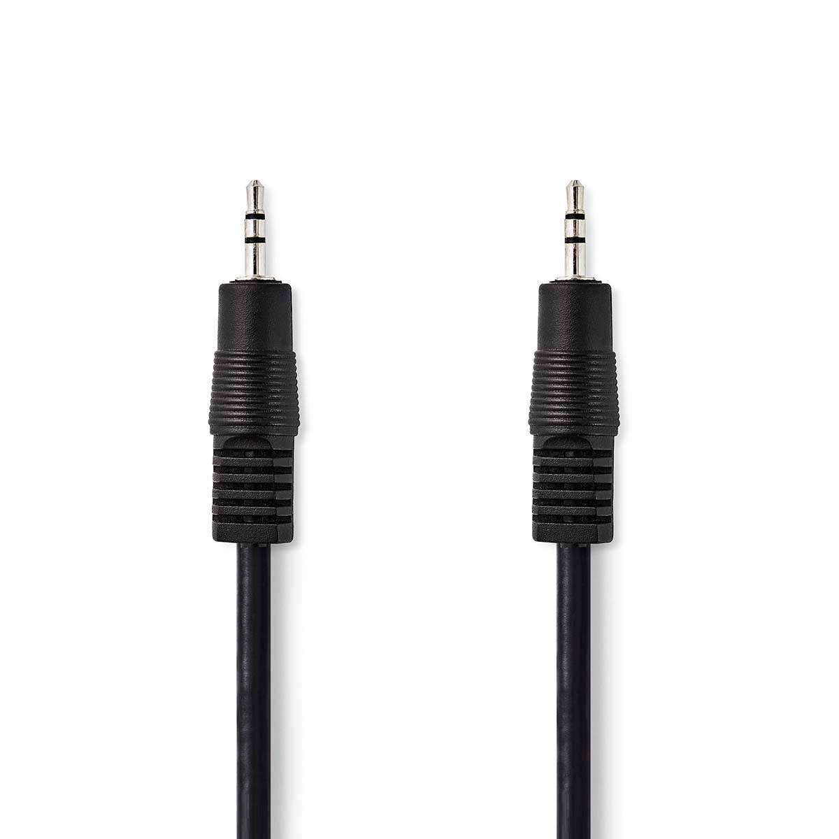 Stereo Audio kabel | 2.5 mm Hanstik | 2.5 mm Hanstik | Nikkelplateret | 1.00 m | Runde | Konvolut
