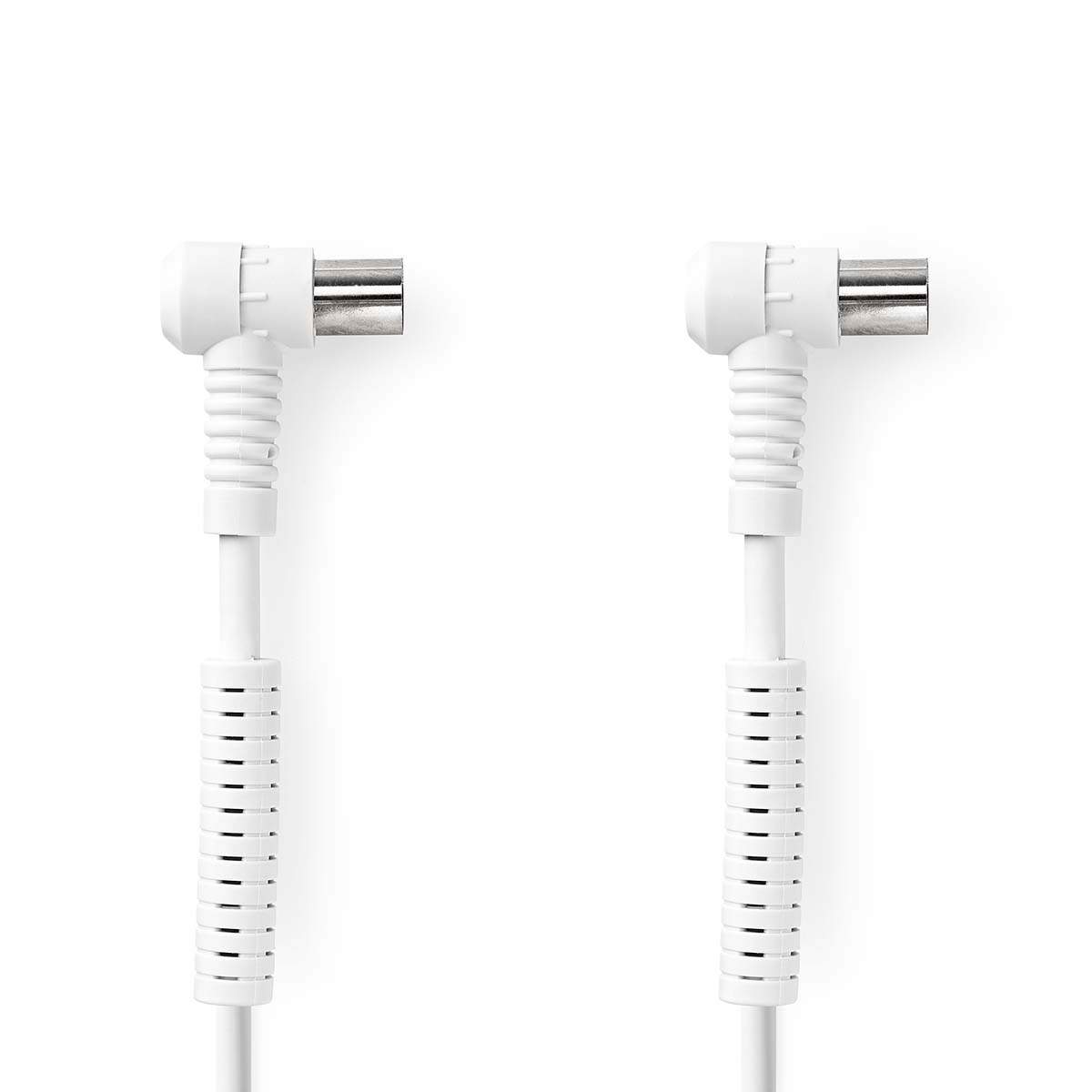 Coax Cable | IEC (Coax) Han | IEC (Coax) Hun | Nikkelplateret | 120 dB | 75 Ohm | Quad Skærmet | 10.0 m | Runde | PVC | Hvid | K