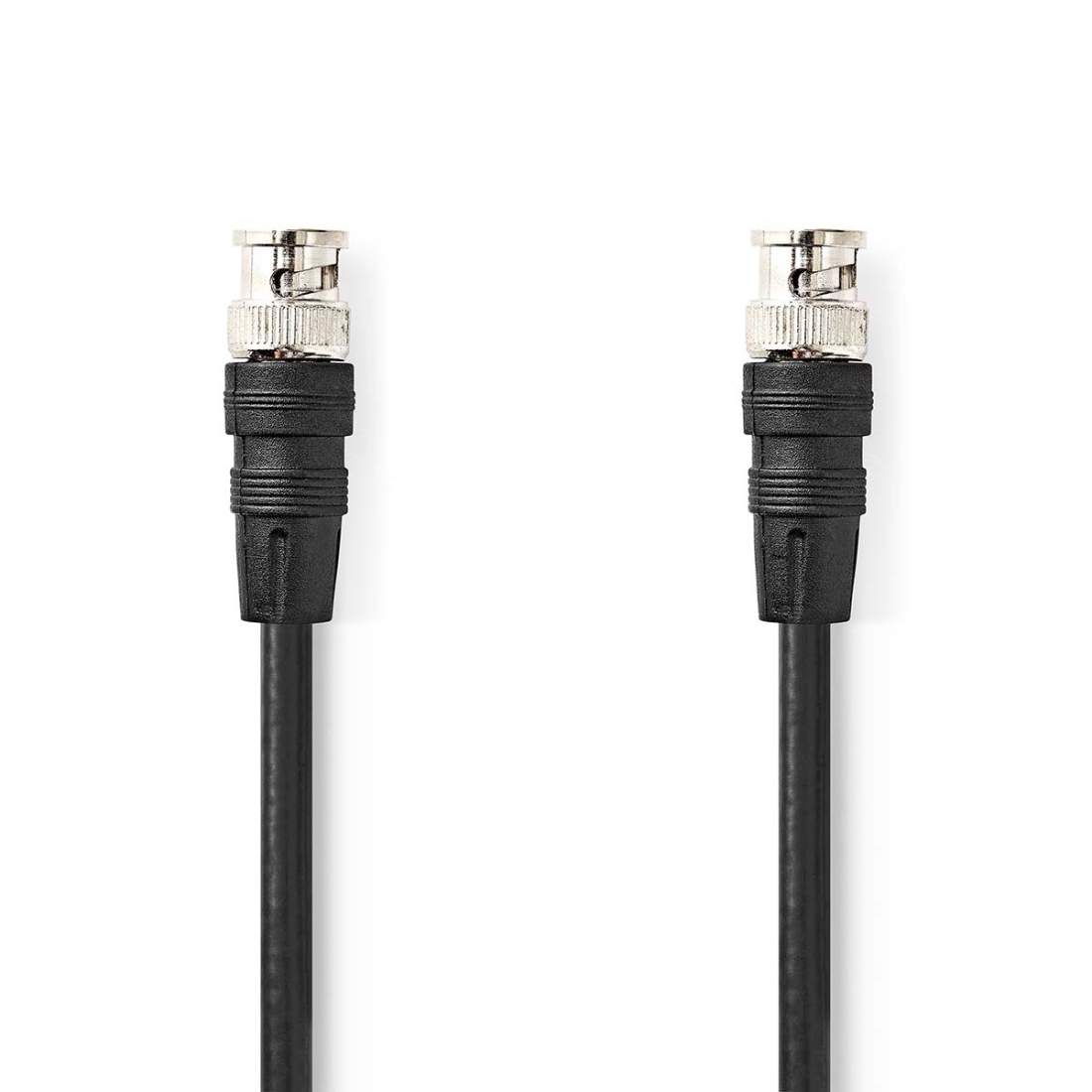 BNC-videokabel BNC Hane BNC Hane Nickelplaterad 75 Ohm 1.00 m Rund PVC Svart Plastpåse | Hem & Hobby | Pryloteket