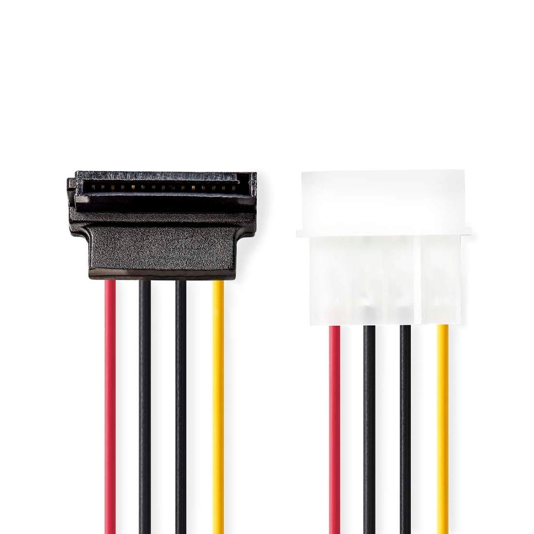 Intern Strömkabel Molex Hane SATA 15-Pin Hona Guldplaterad 0.15 m Rund PVC Mångfärgad Kuvert | Hem & Hobby | Pryloteket