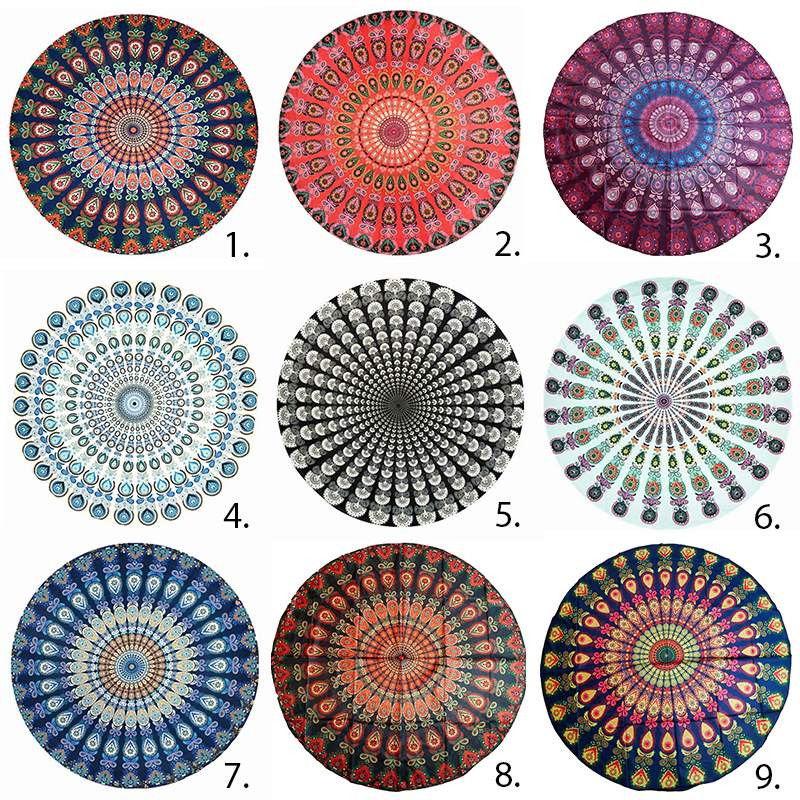 Mønstret Strandsjal Wrap