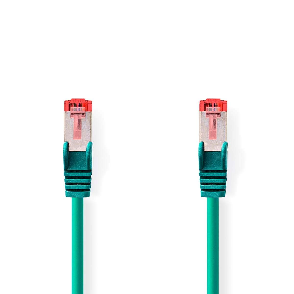 CAT6 Verkkokaapeli | RJ45 uros | RJ45 uros | S/FTP | 1.50 m | Pyöreä | LSZH | Vihreä | Kirjekuori