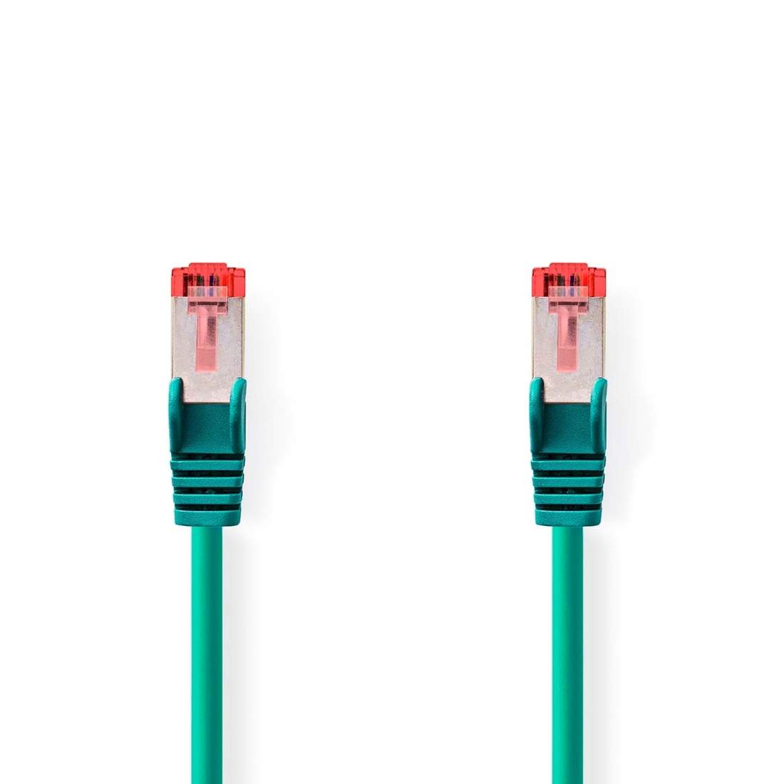 CAT6 Nätverkskabel RJ45 hane RJ45 hane S/FTP 1.00 m Rund LSZH Grön Kuvert | Hem & Hobby | Pryloteket