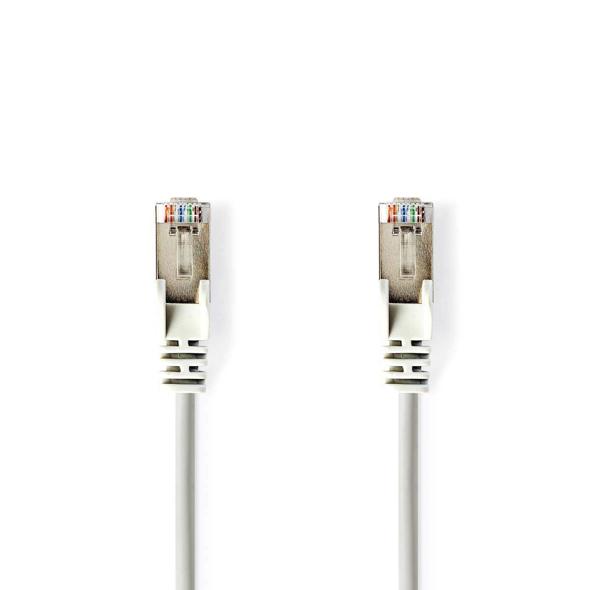 CAT5e netværkskabel | S/UTP | RJ45 Han | RJ45 Han | 3.00 m | Runde | LSZH / PVC | Grå | Plastikpose