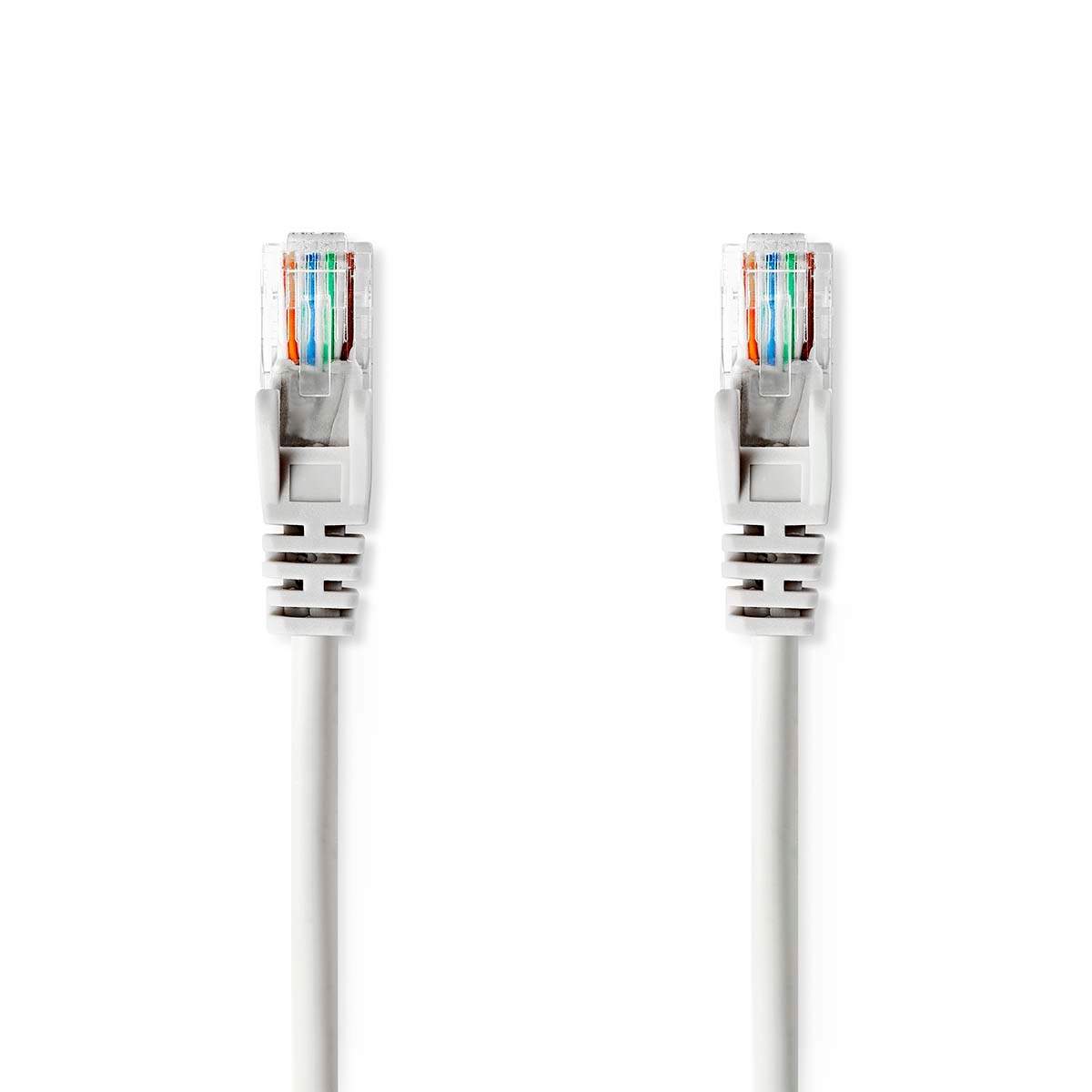 CAT5e netværkskabel | U/UTP | RJ45 Han | RJ45 Han | 2.00 m | Runde | PVC | Grå | Plastikpose