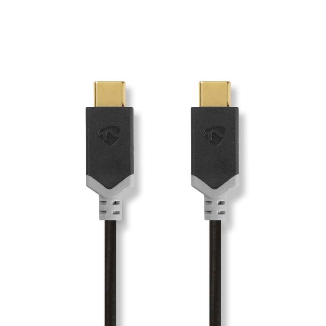 USB-kabel USB 3.2 Gen 1 USB-C™ Hane USB-C™ Hane 60 W 4K@60Hz 5 Gbps Guldplaterad 2.00 m Rund PVC Svart L | Elektronik - Kablar & Adaptrar - Adaptrar & Signalomvandlare - USB | Pryloteket