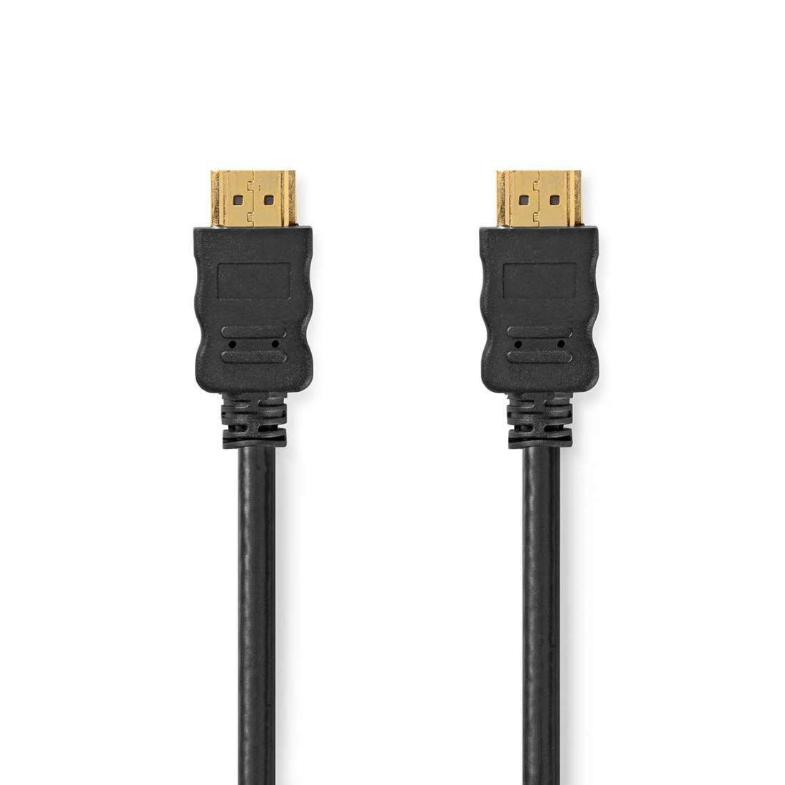 High Speed ​​HDMI ™ kabel med Ethernet HDMI™ Kontakt HDMI™ Kontakt 4K@30Hz ARC 10.2 Gbps 0.50 m Rund PVC Svart | Elektronik - Kablar & Adaptrar - Adaptrar & Signalomvandlare - Video | Pryloteket
