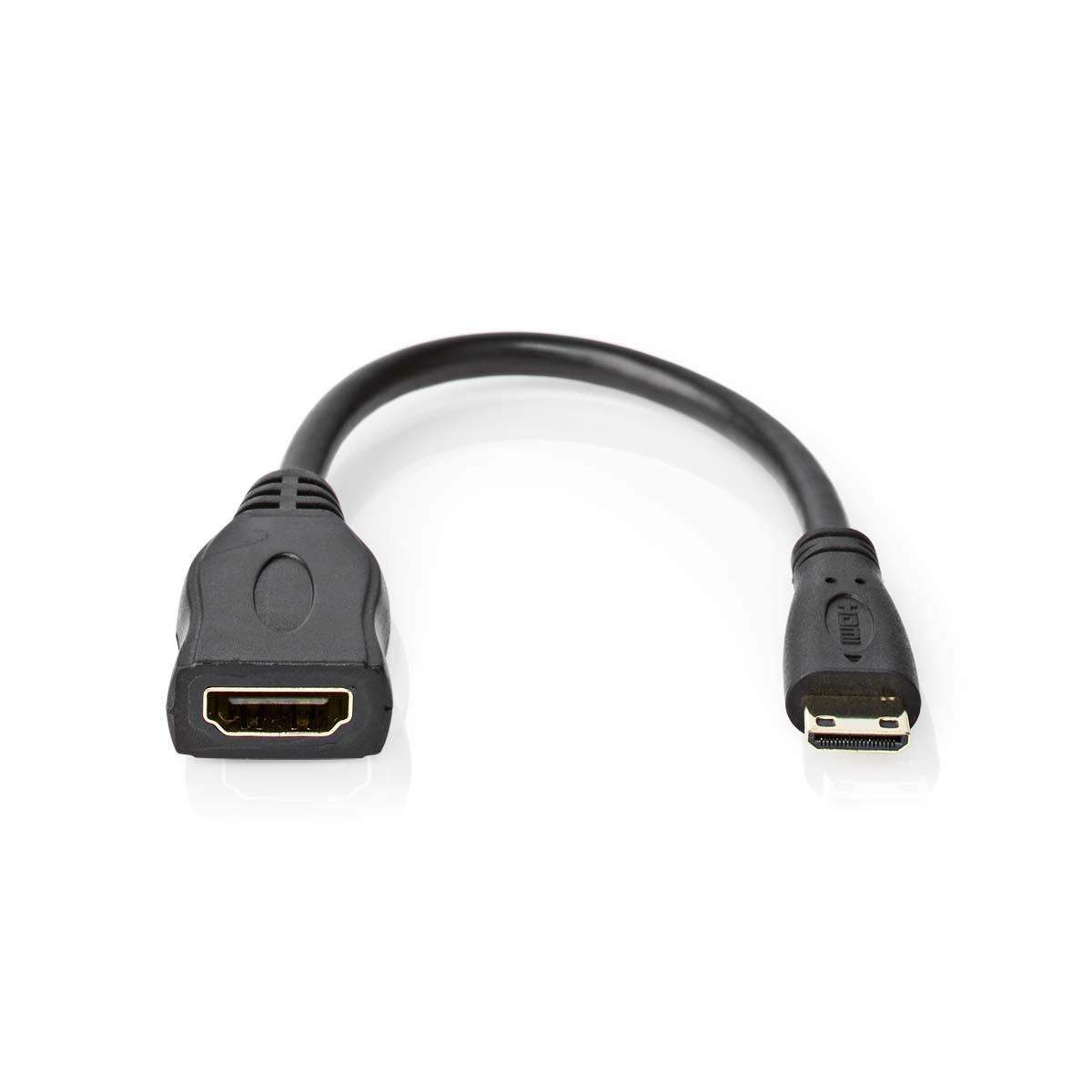Alternativ bild 1 för Nedis HDMI cable with Ethernet - 20 cm
