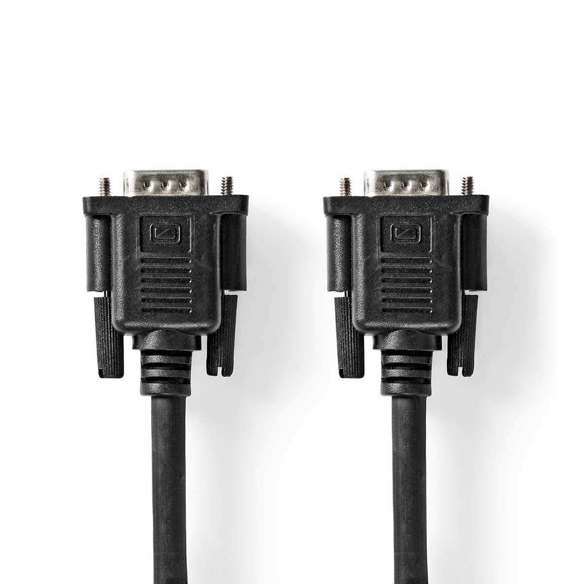VGA-kabel | VGA Han | VGA Hun | Nikkelplateret | Maksimal opløsning: 1280x800 | 2.00 m | Runde | ABS | Sort | Plastikpose