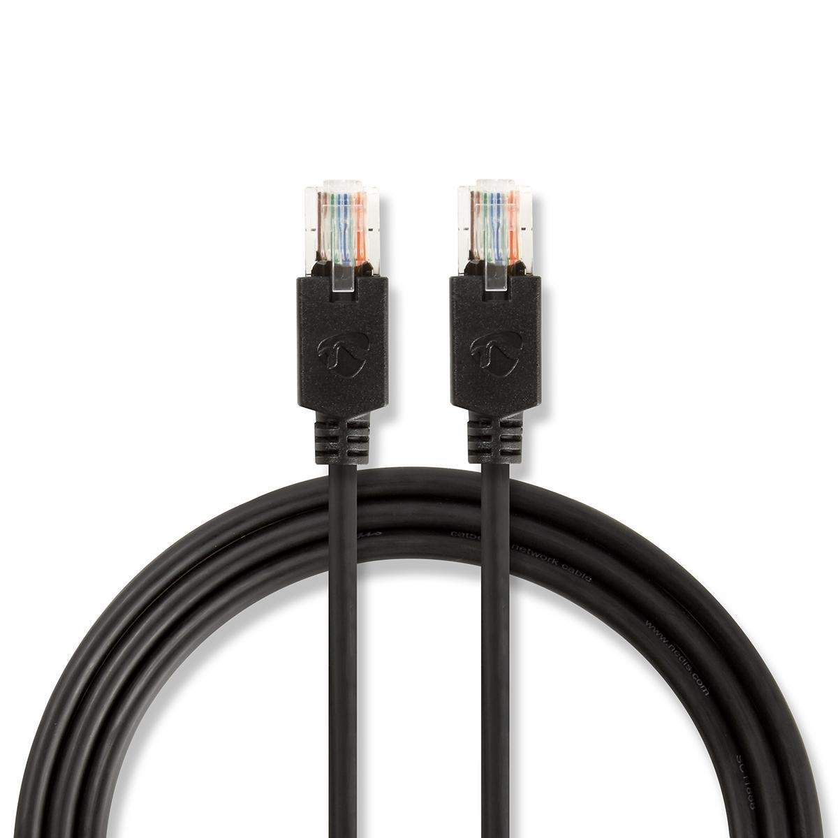 CAT5e netværkskabel | U/UTP | RJ45 Han | RJ45 Han | 15.0 m | Runde | LSZH | Antracit | Window Box