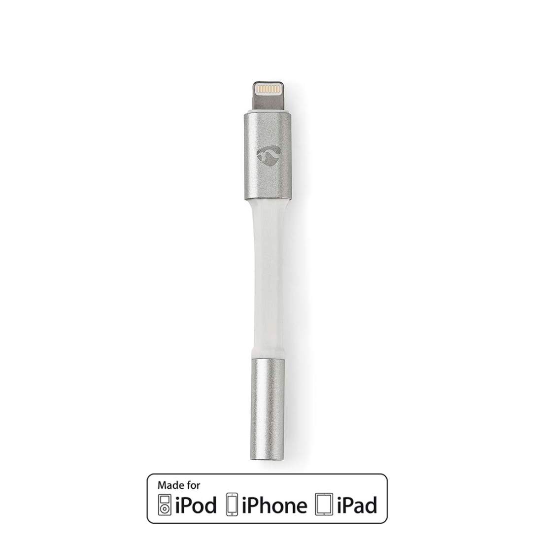 Lightning Adapter Apple Lightning, 8-stifts 3.5 mm Hona Guldplaterad 0.15 m Rund Aluminium | Elektronik - Kablar & Adaptrar - Kablar - Lightning-kablar | Pryloteket