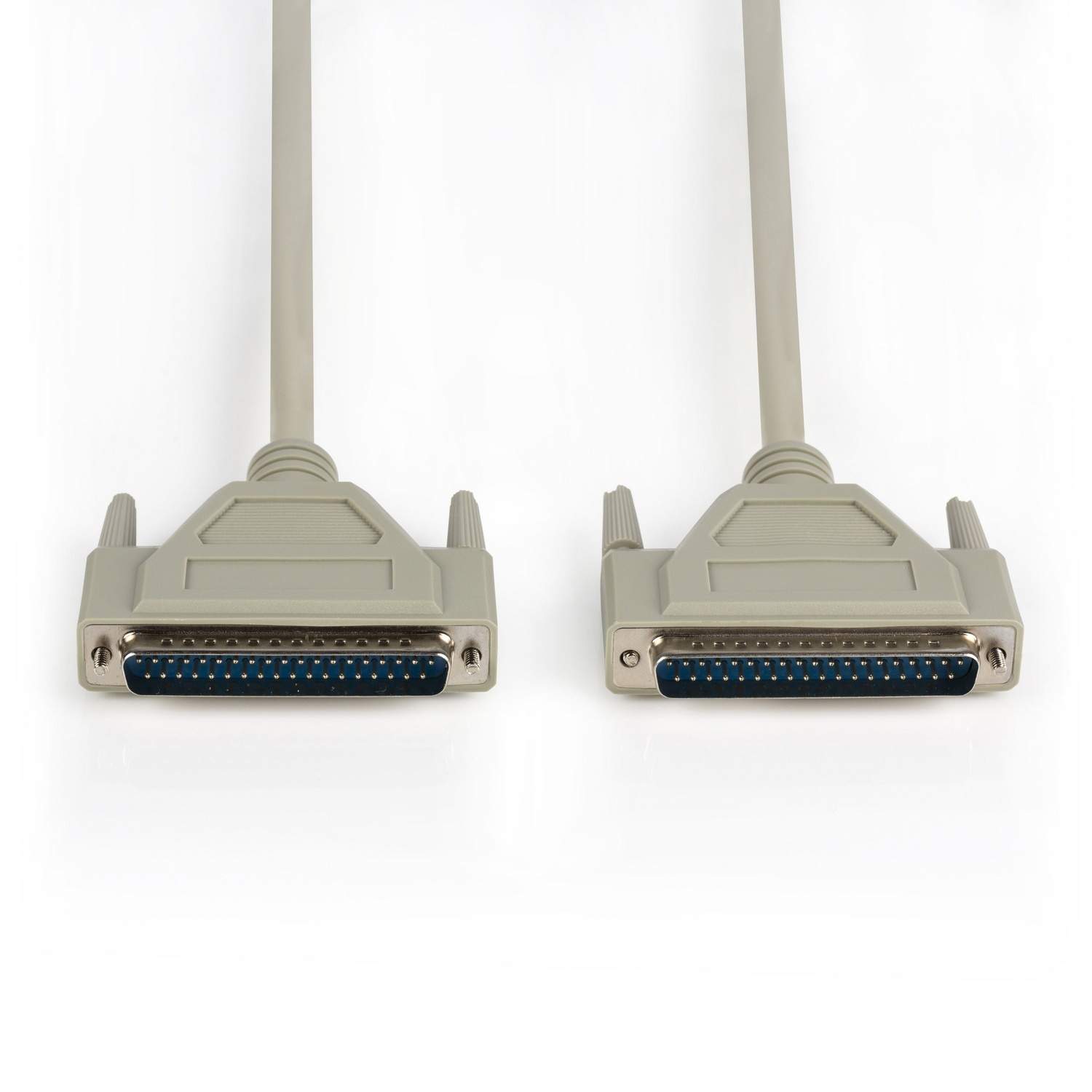 Seriekabel D-SUB 37-Pin Han - D-SUB 37-Pin Han 1.00 m Elfenbensfarvet
