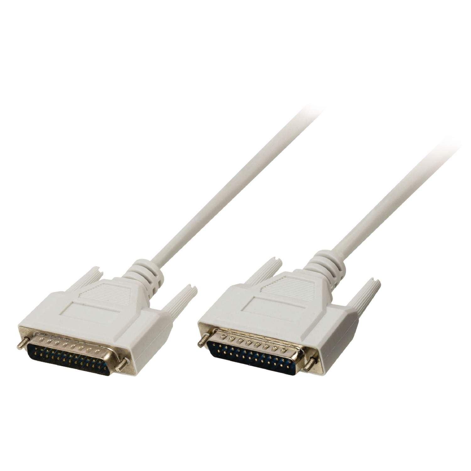 Seriekabel D-SUB 25-Pin Han - D-SUB 25-Pin Han 3.00 m Elfenbensfarvet