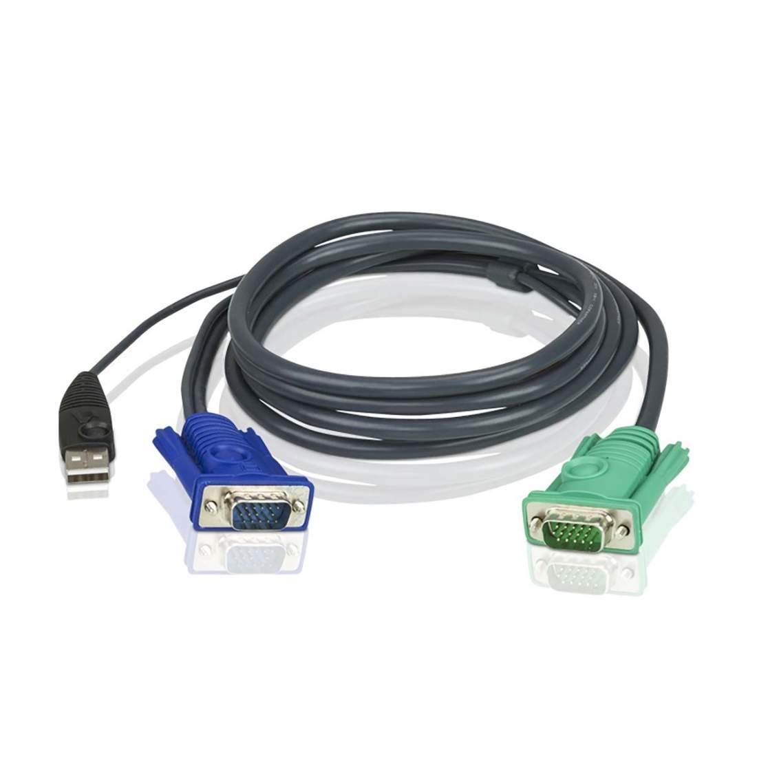 KVM Kabel VGA hane / USB A hane - Aten SPHD15-G 1.8 m | Elektronik - Kablar & Adaptrar - Adaptrar & Signalomvandlare - Video | Pryloteket