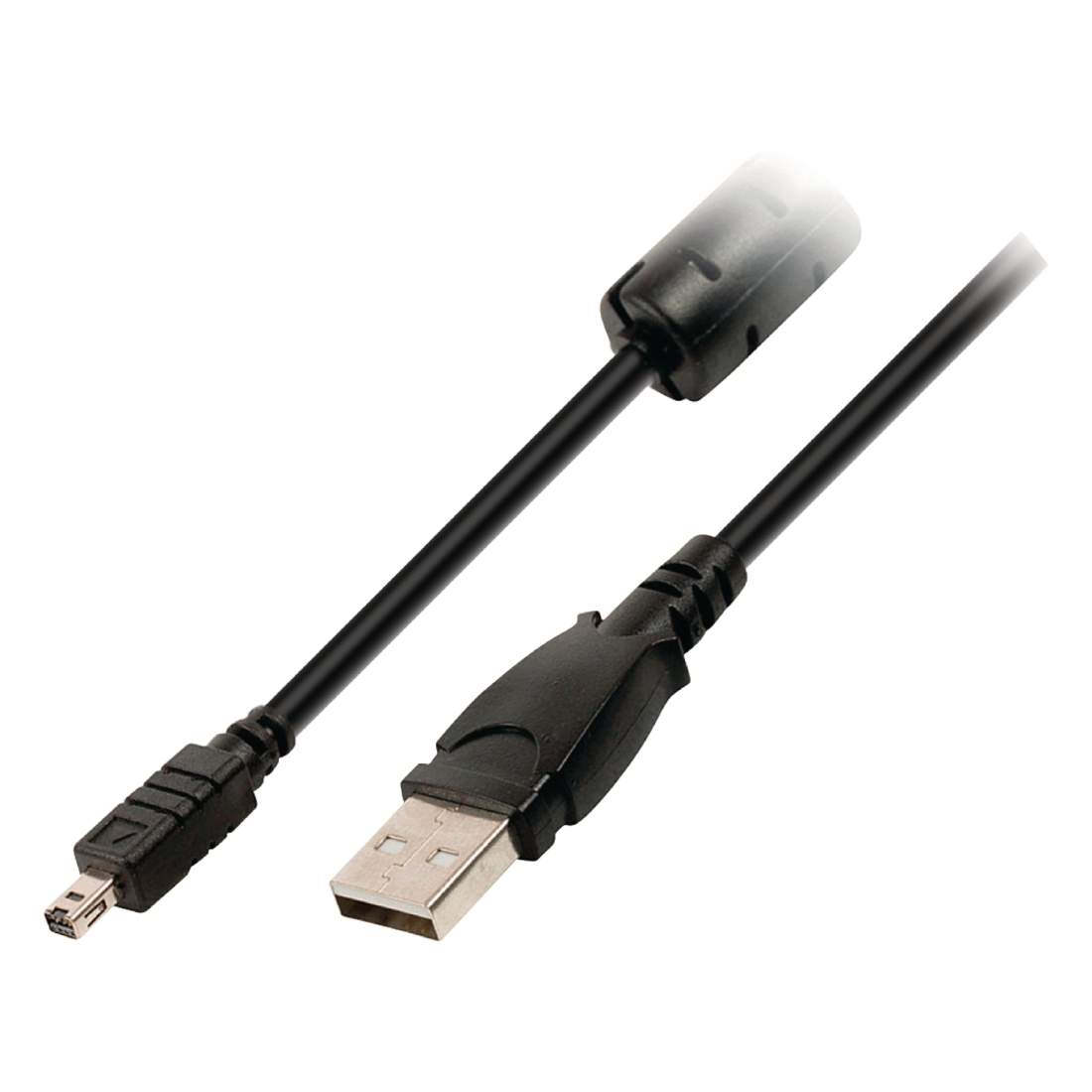 USB 2.0-kabel USB A hane - Minolta 8-stifts hankontakt 2.00 m Svart | Hem & Hobby | Pryloteket