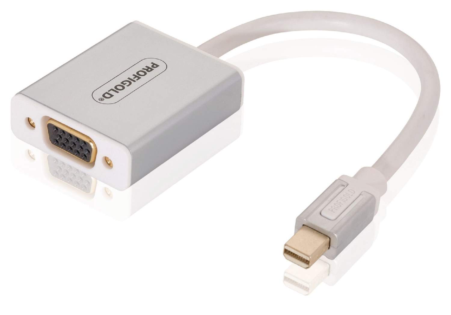 Mini DisplayPort Kaapeli Mini DisplayPort Uros - VGA Naaras 0.20 m Valkoinen