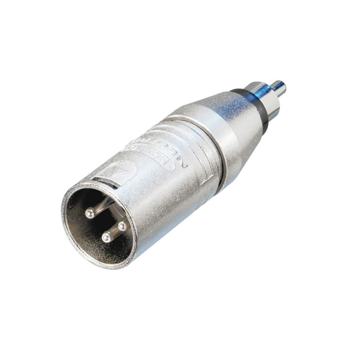 Xlr Adapter XLR 3-Pin Han - RCA Han Sølv