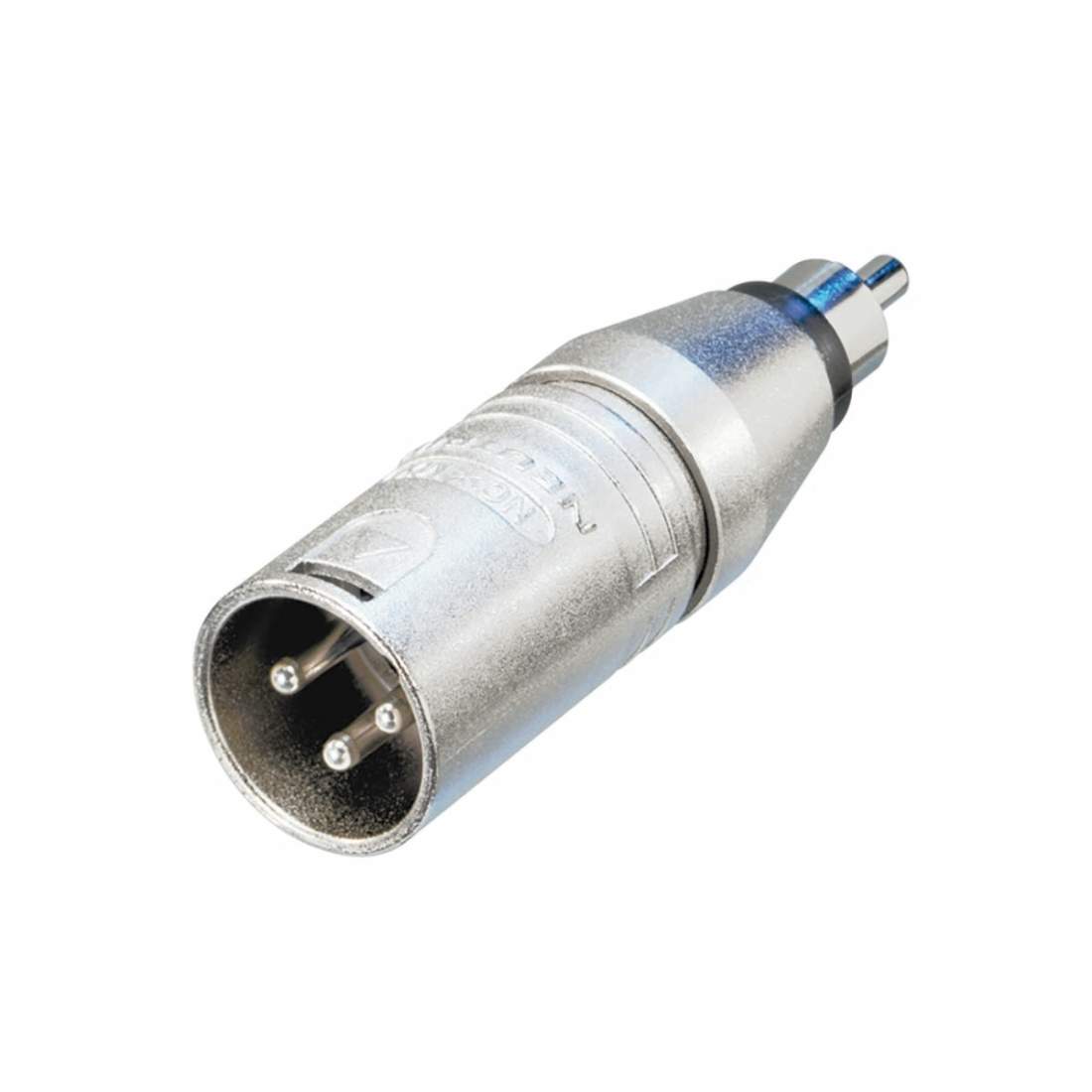 XLR Adapter XLR 3p hane - RCA hane Silver | Hem & Hobby | Pryloteket