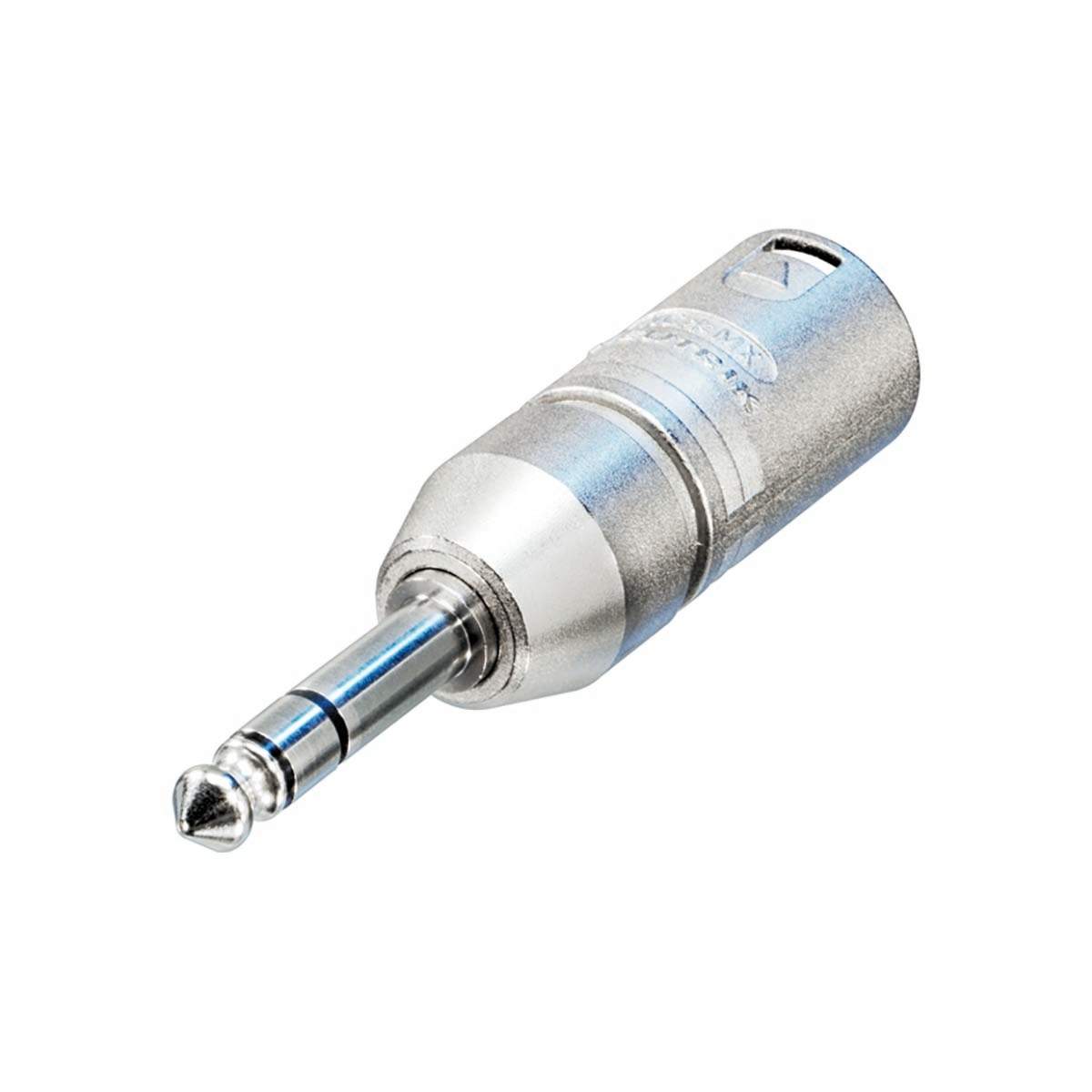 Xlr Adapter XLR 3-Pin Han - 6.35 mm Han Sølv
