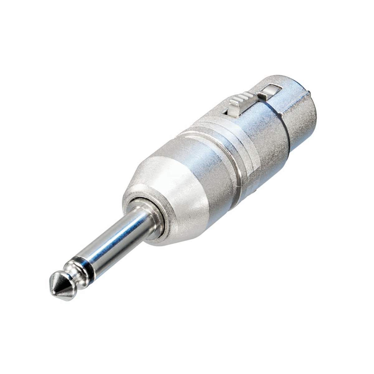 XLR Adapter 6,35 mm, hane - XLR 3-Pin Hona Silver | Hem & Hobby | Pryloteket