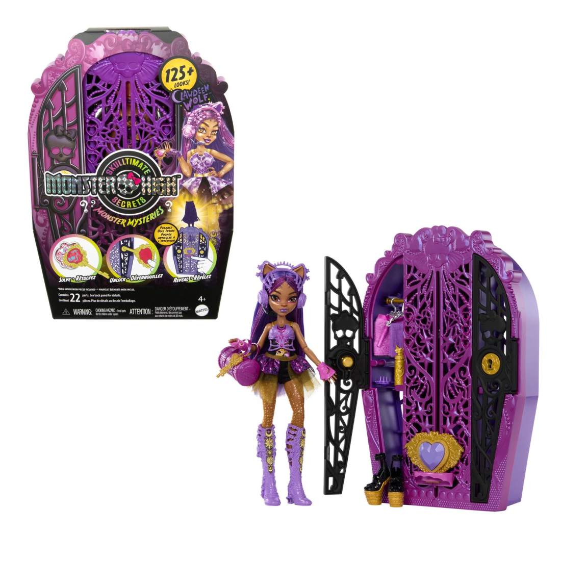 Monster High Skulltimate Secrets Clawdeen | Leksaker & Spel - Leksaker - Leksaksfigurer & Dockor - Dockor | Pryloteket