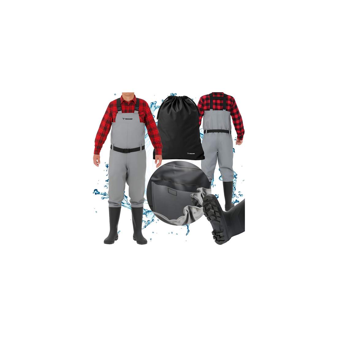 Fishing Waders PVC – Vattentät, halkfri, storlek 41 | Hem & Hobby | Pryloteket