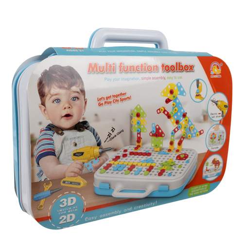 Kreativt mosaiksæt til børn med bor – 196 stykker