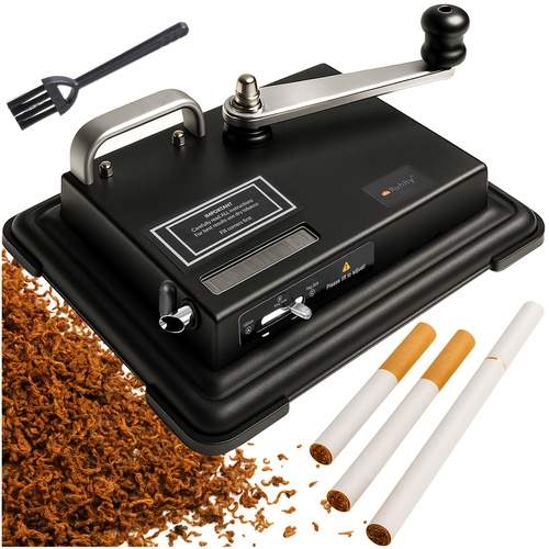 Stempelcigaretmaskine – manuel, justerbar, skridsikker base