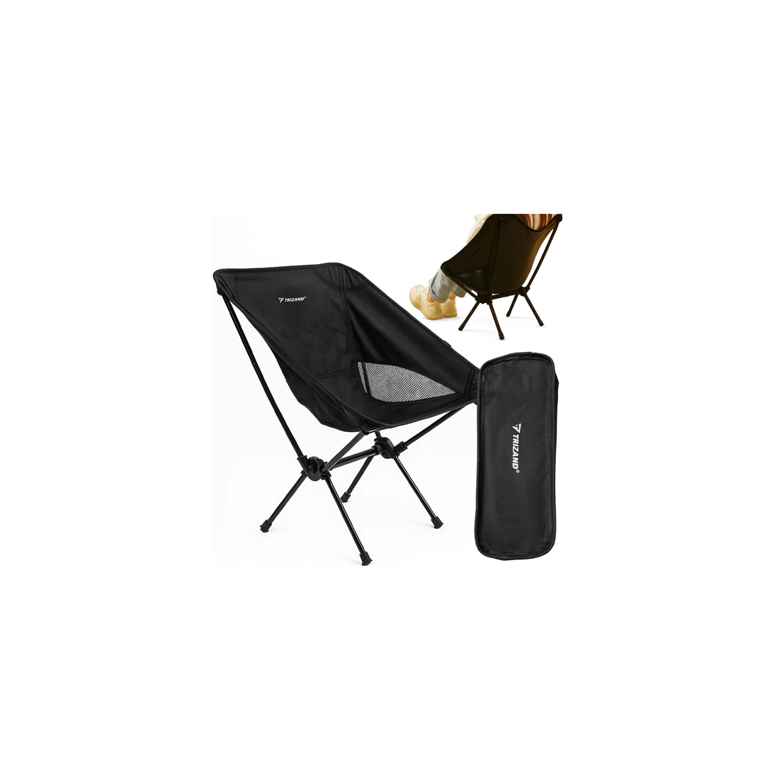 Fällbar campingstol – lätt, kompakt, 120 kg kapacitet | Hem & Hobby | Pryloteket